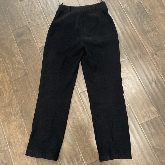 Vintage CASCADE Black Trousers size 38 - Picture 2 of 5